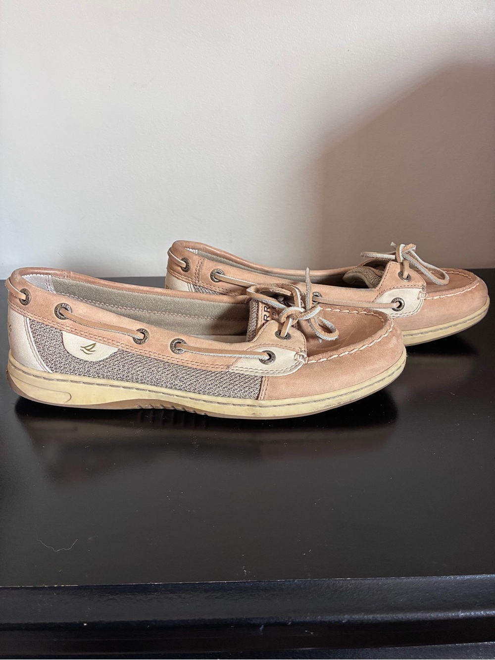Sperry Women’s Blush and Tan Boat Shoes
